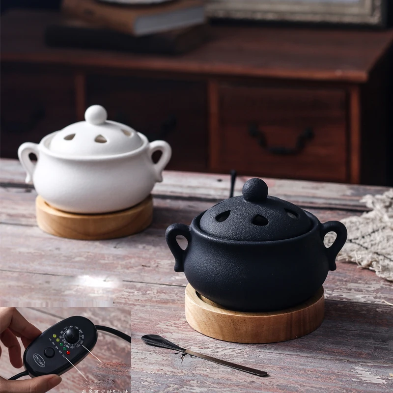 Ceramic Oil Burner - YXY Timed 110V/220V Electric Incense Burner