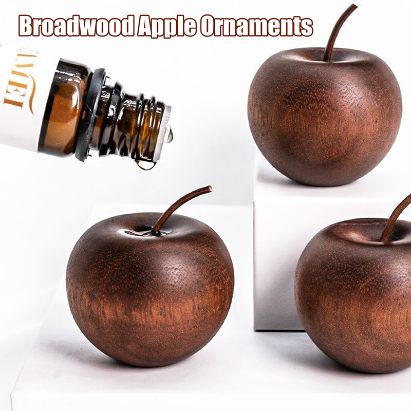 1PCS Of Wooden Apple Shaped Es - Fragrance Home Decor 评论和价格