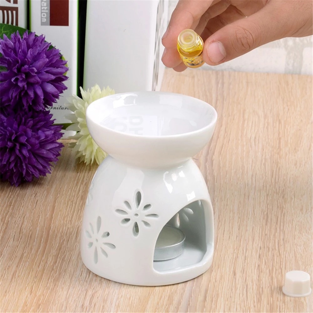 Tealight Candle Holder Essenti - Ceramic Oil Burner 评论和价格