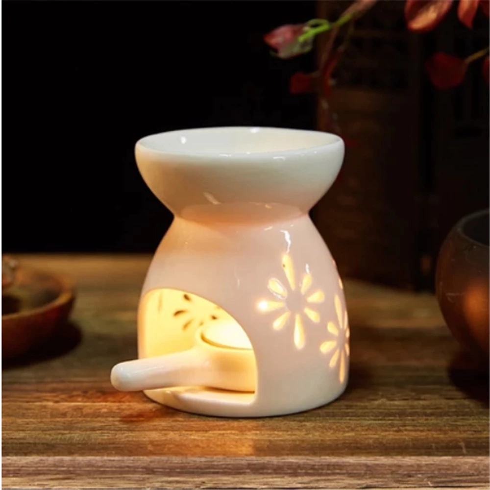 Tealight Candle Holder Essenti - Ceramic Oil Burner 评论和价格