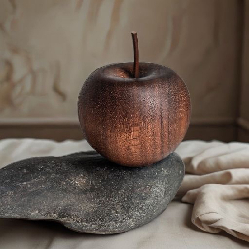 1PCS Of Wooden Apple Shaped Es - Fragrance Home Decor 评论和价格