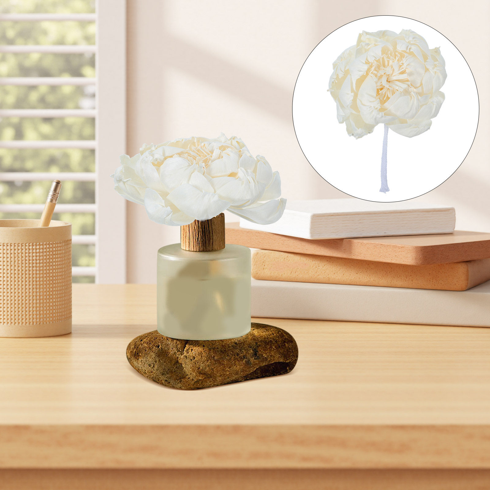 Peony Head Fragrance Diffuser  - Fragrance Home Decor 评论和价格