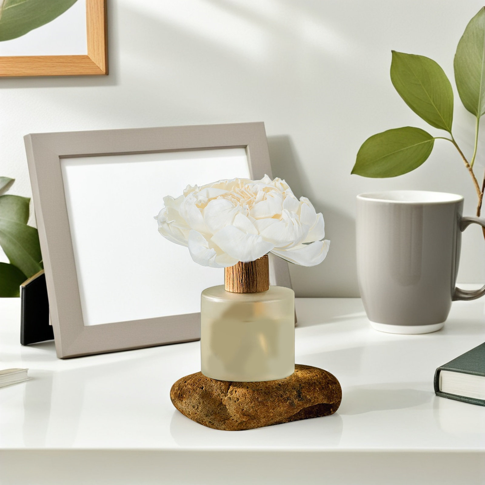 Peony Head Fragrance Diffuser  - Fragrance Home Decor 评论和价格