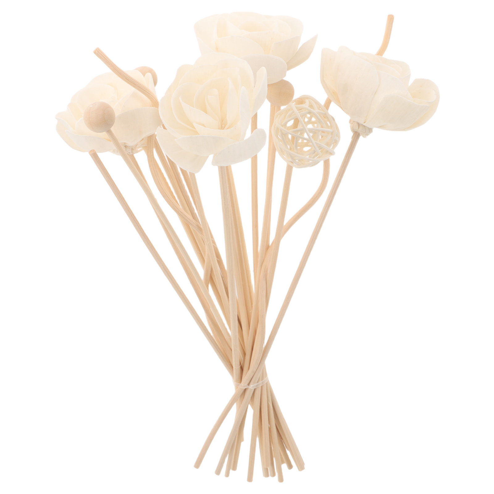 22Pcs Natural Rattan Reed Diff - Home Fragrance Jasmine Diffuser 评论和价格