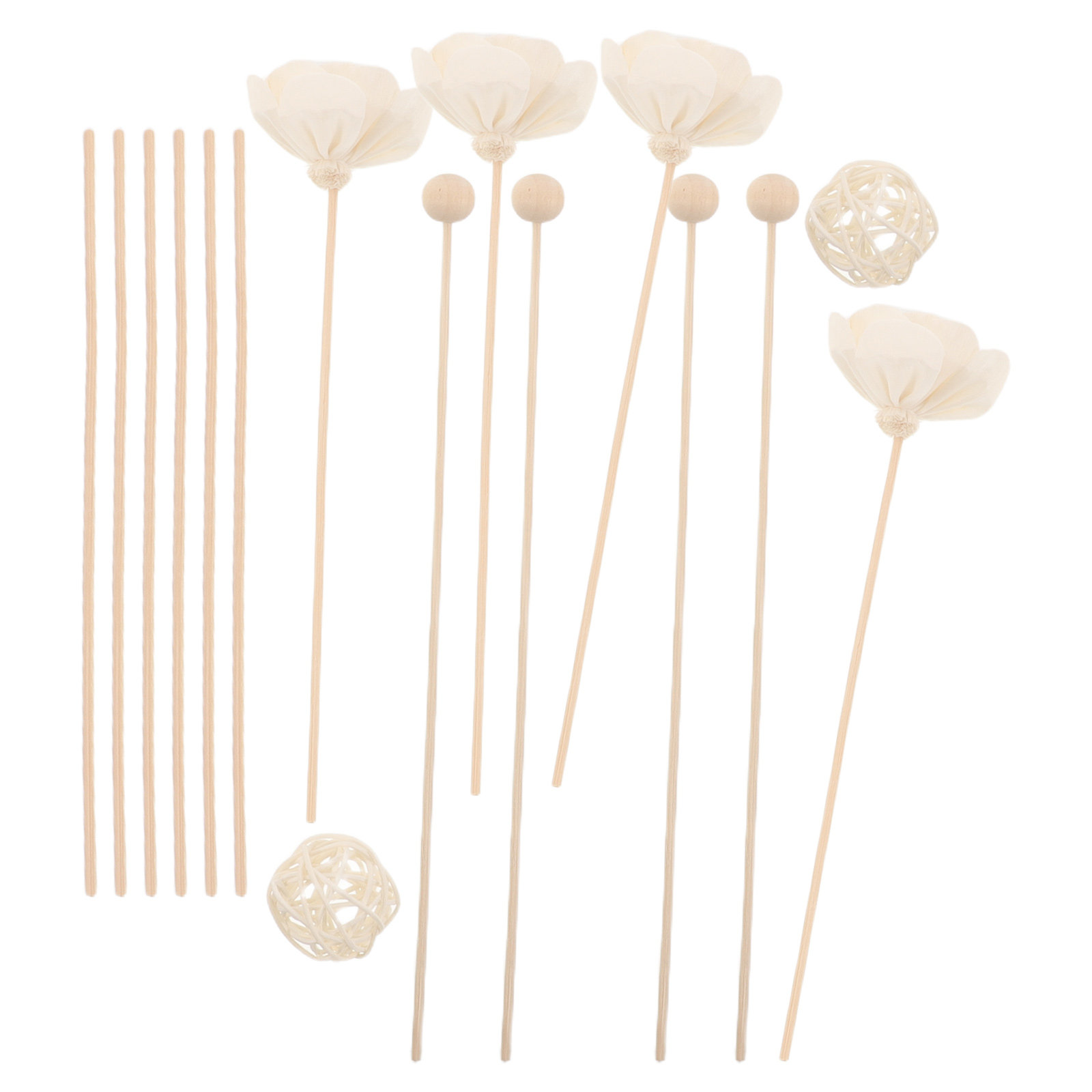 22Pcs Natural Rattan Reed Diff - Home Fragrance Jasmine Diffuser 评论和价格