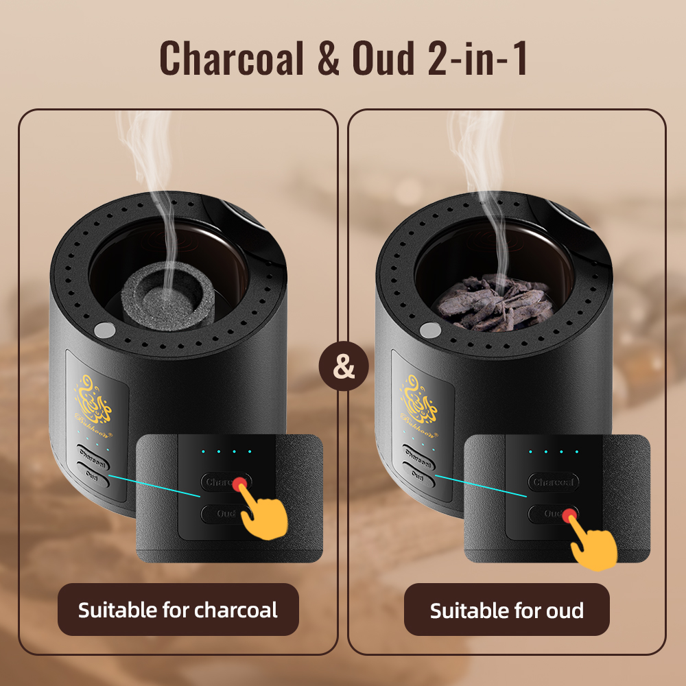 Charcoal Oud 2-in-1 Electric I - Ceramic Oil Burner 评论和价格