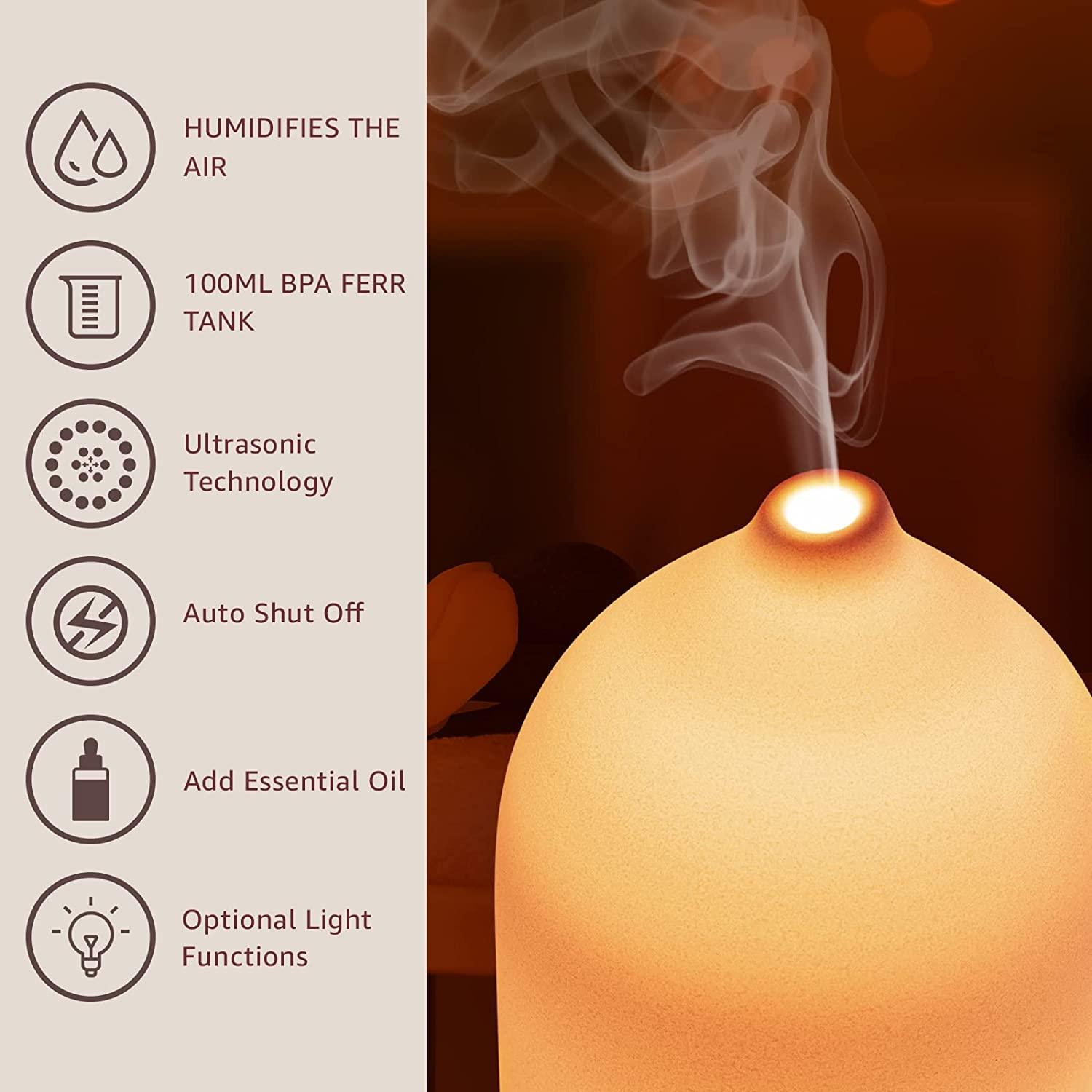 100ml Ceramic Essential Oil Di - Ceramic Oil Burner 评论和价格