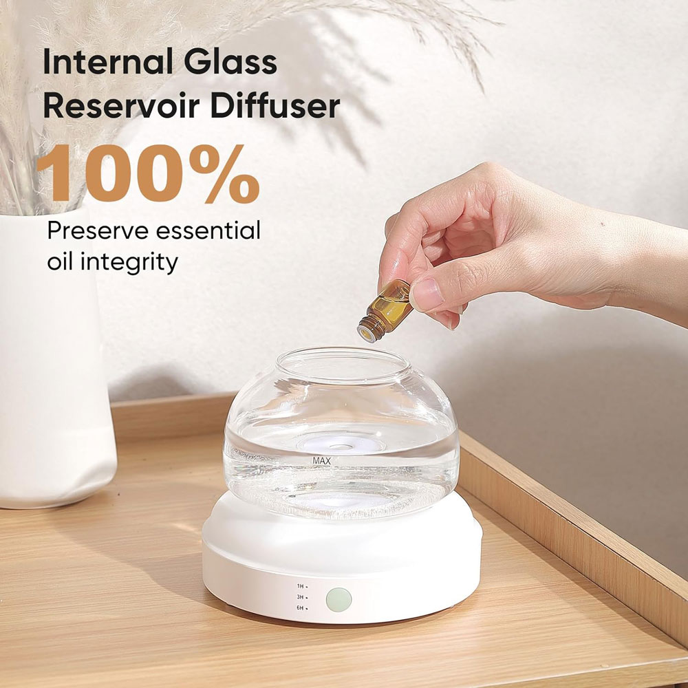 Electric Glass Ultrasonic Arom - Home Fragrance Hotel 评论和价格