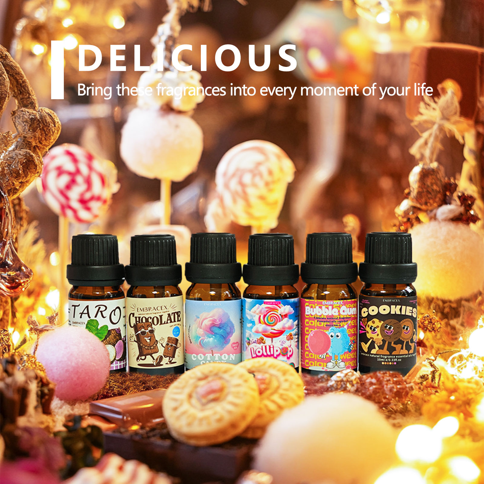 6PC/1Set Delicious Fragrance O - Fragrance Home Decor 评论和价格