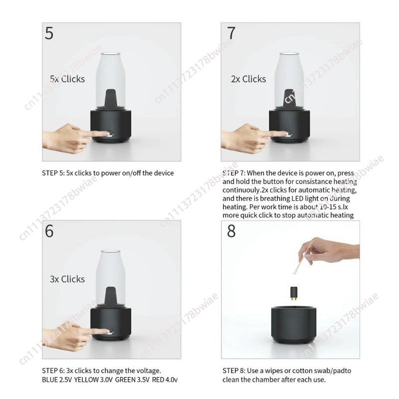Portable Essential Oil Warmer  - Home Fragrance Jar 评论和价格