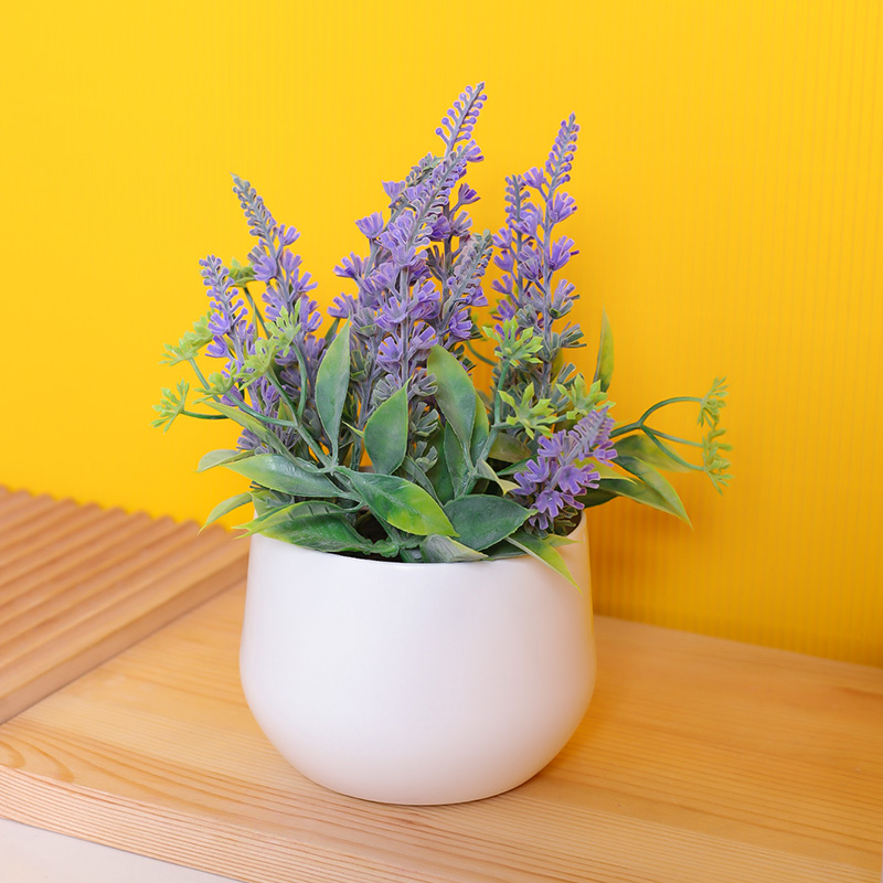 1pc- Simulation lavender pot,h - Potpourri Dried Flower 评论和价格