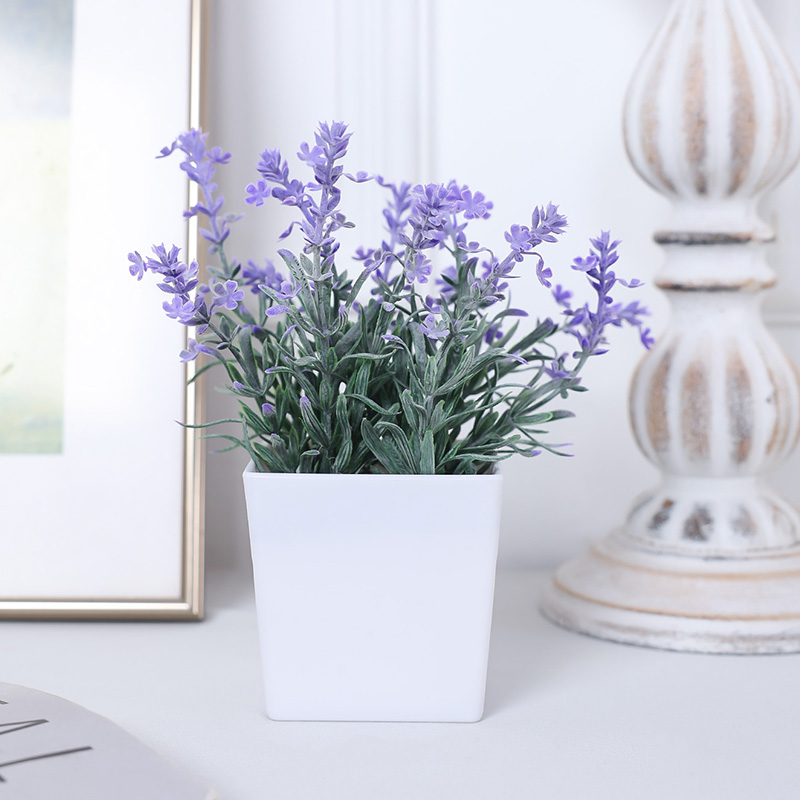 1pc- Simulation lavender pot,h - Potpourri Dried Flower 评论和价格
