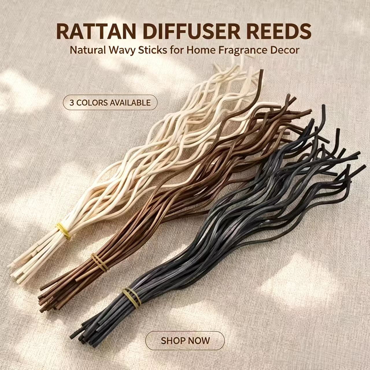 20Pcs Long Wavy Rattan Reed Di - Home Fragrance Elements 评论和价格
