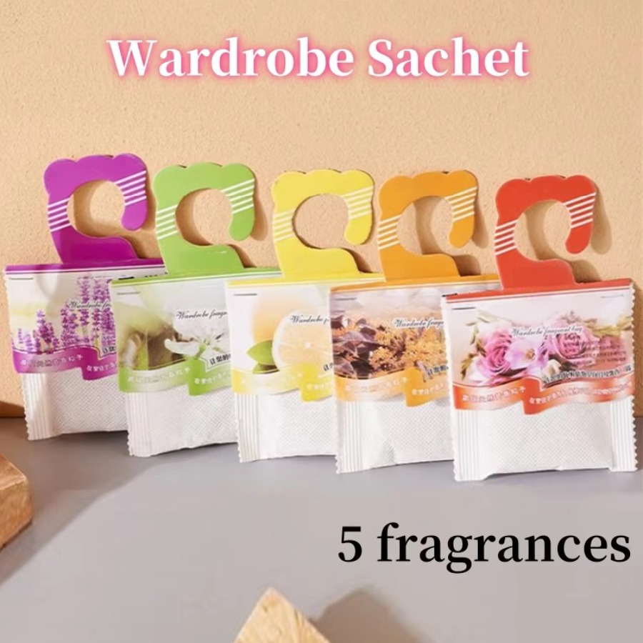 5pcs Wardrobe Fragrance Sachet - Home Fragrance Jasmine & Yuzu Porcelain Diffuser 评论和价格