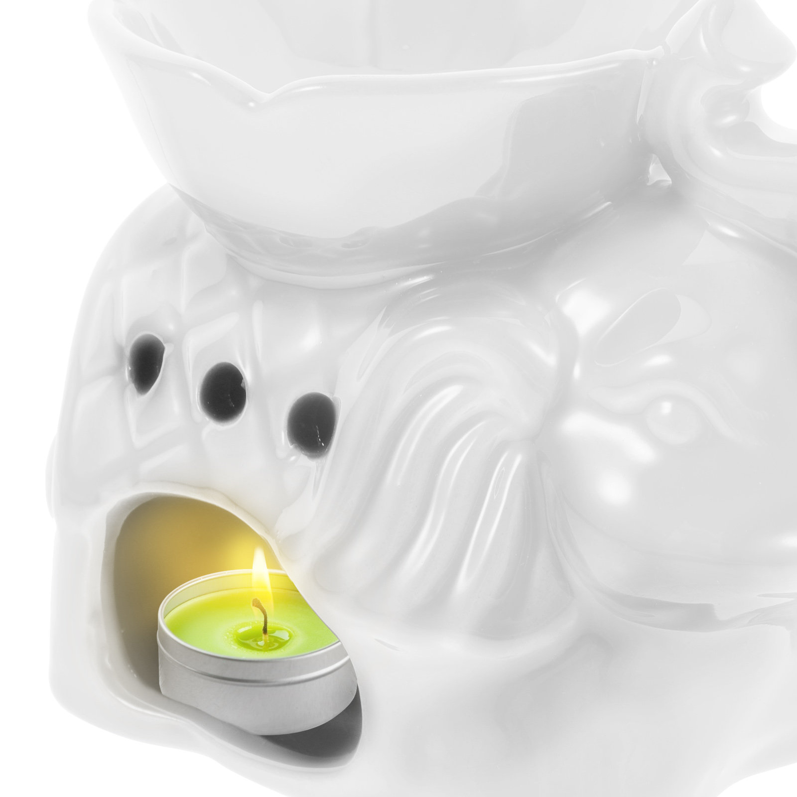 1Pcs Delicate Ceramic Elephant - Ceramic Oil Burner 评论和价格