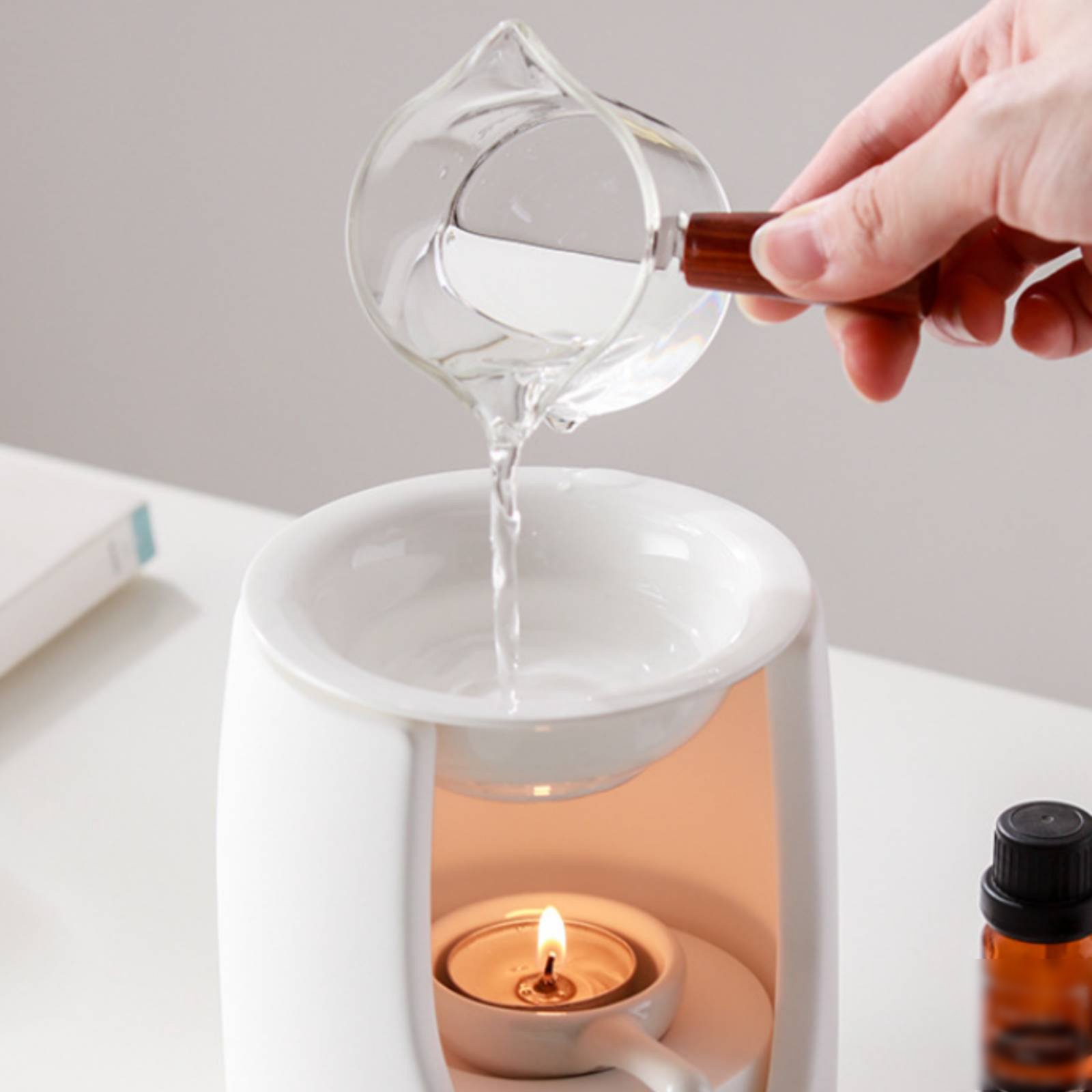 Aroma Lamp Easy to Use Ceramic - Ceramic Oil Burner 评论和价格