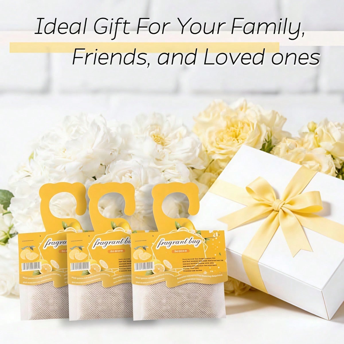Hanging Lemon Scented Sachets, - Fragrance Home Decor 评论和价格