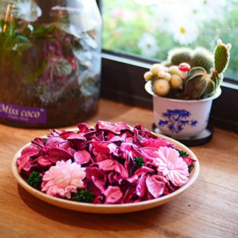 Pink Potpourri Bags, Rose Scen - Potpourri Dried Flower 评论和价格