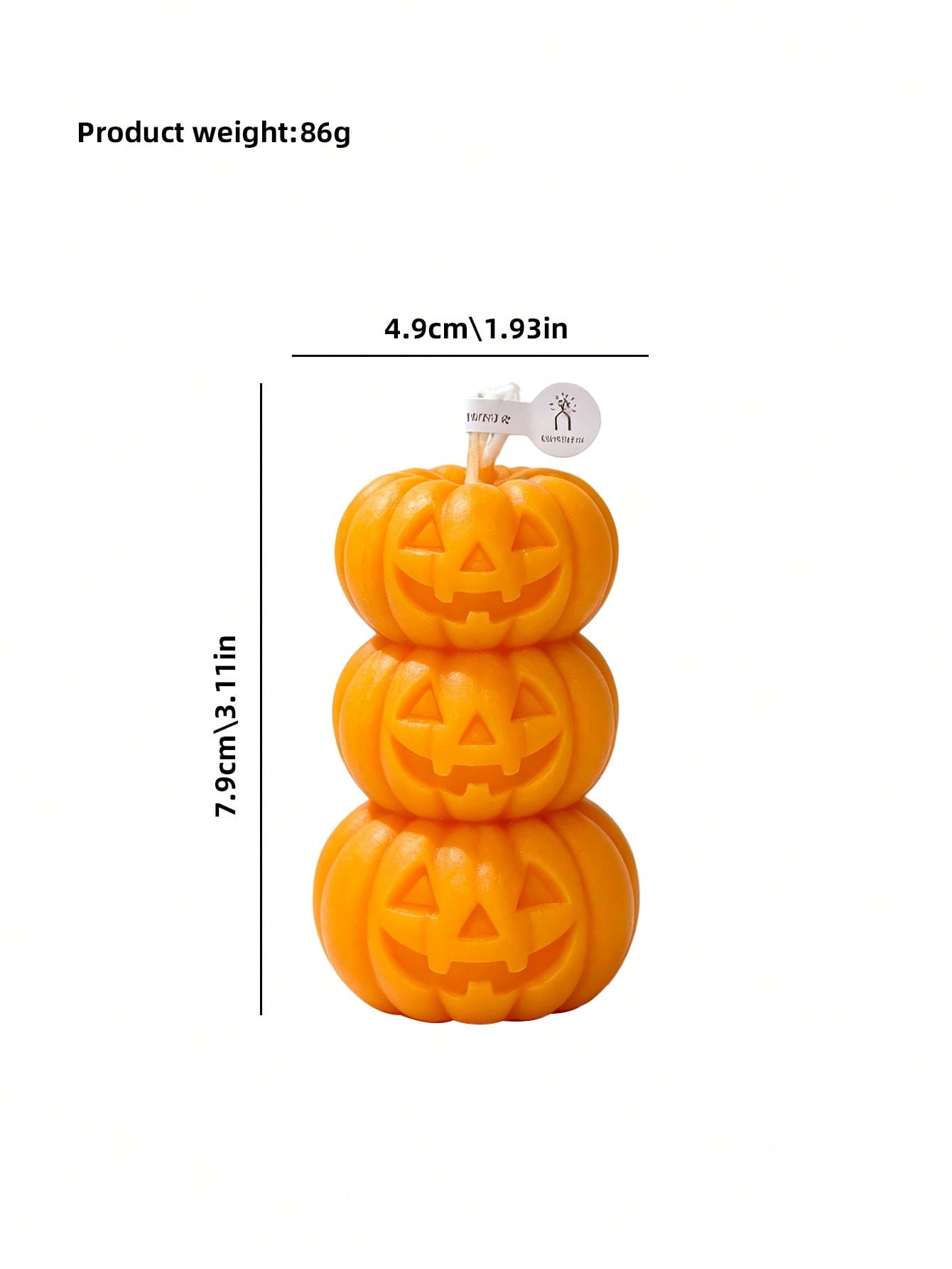 1pc Halloween 3-Layer Pumpkin  - Fragrance Home Decor 评论和价格