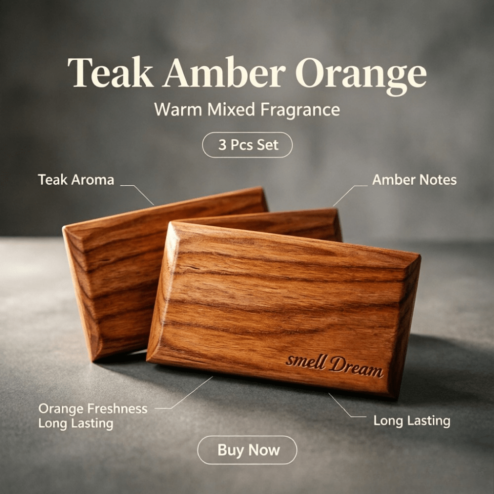 Car Air Freshener Teak Amber O - Fragrance Home Decor 评论和价格